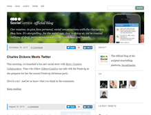 Tablet Screenshot of blog.socialsamba.com